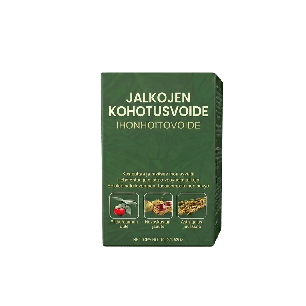 Luksus-jalkojen kohotusvoide.