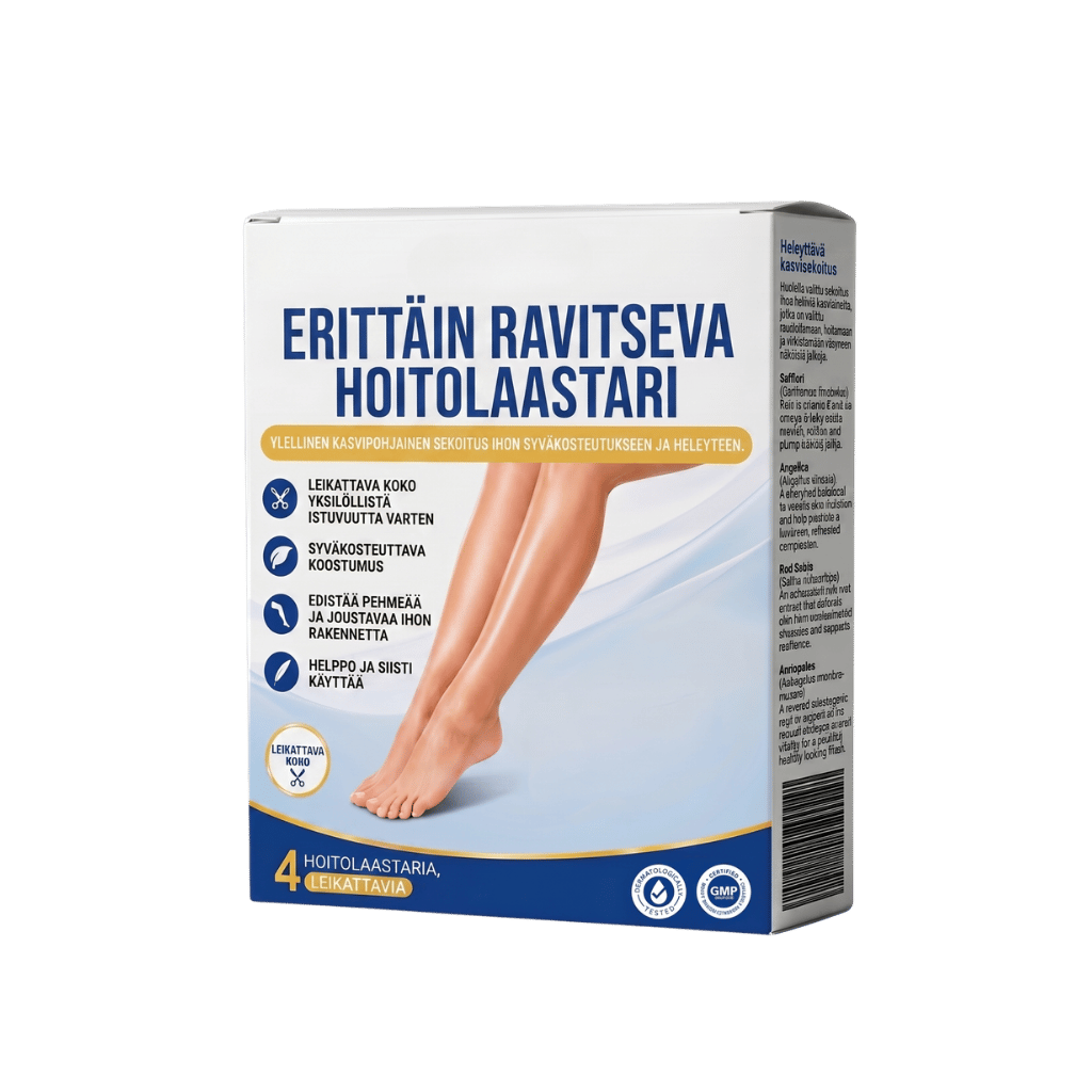 Erittäin Ravitseva Laastari ihonhoitoon, kosteuttava ja helppokäyttöinen kauneuslaastari.