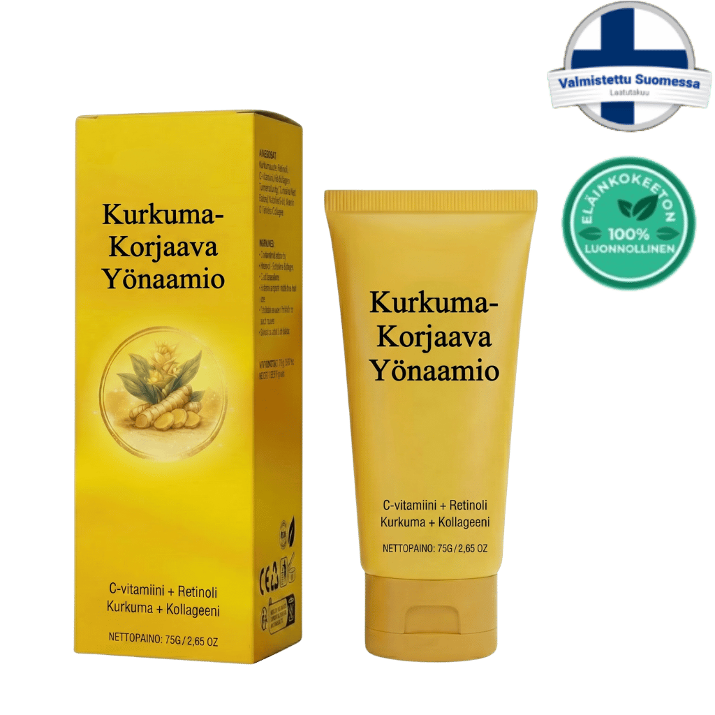 Premium Kurkuma Kasvonaamio-Kerma
