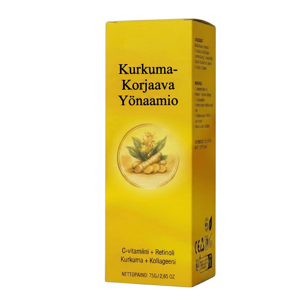 Premium Kurkuma Kasvonaamio-Kerma