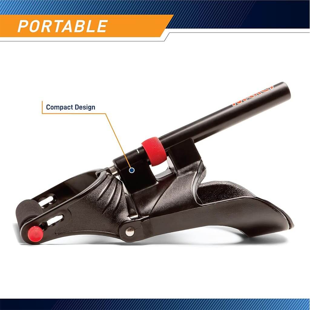 LumiPuro GripFlex compact design exercise device for improving grip strength and wrist stability.