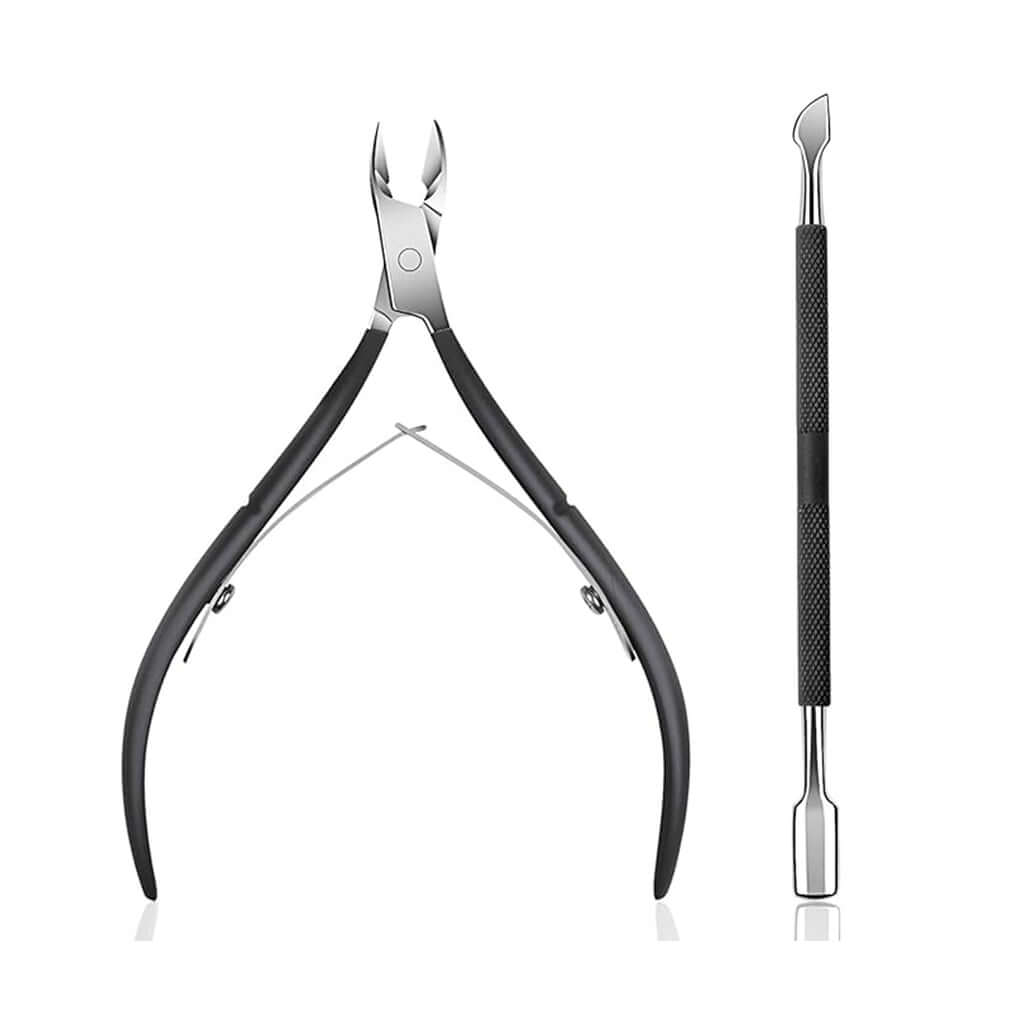 LumiPuro – Ammattitason Kynsinauhasetti, sisältää kynsinauhaleikkurit ja työntäjän korkealaatuisesta materiaalista.