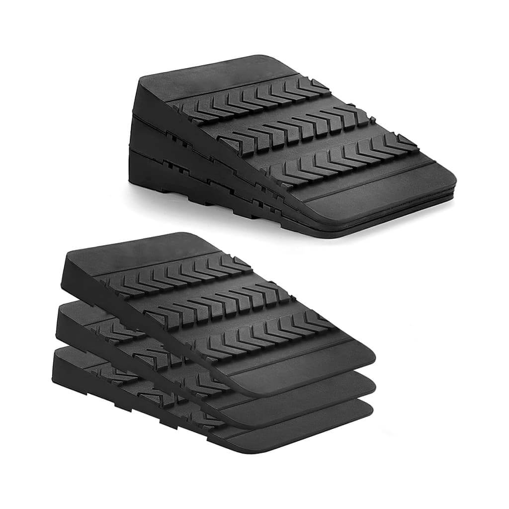 LumiPuro SquatLift adjustable heel lift blocks for improved squat technique and stable support, made from durable non-slip rubber.